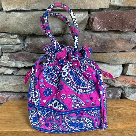 vera bradley purple paisley purse